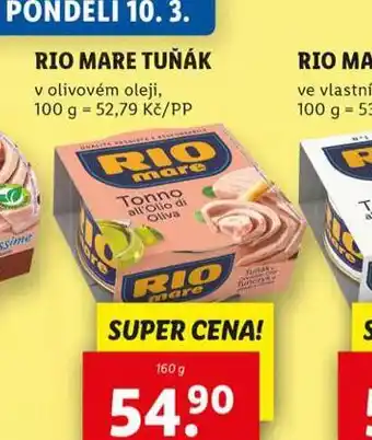 Lidl Rio mare tuňák nabídka