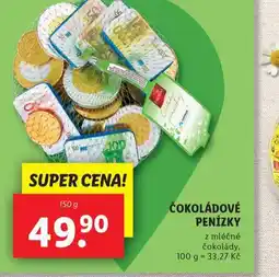 Lidl Čokoládivé penízky nabídka