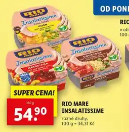 Lidl Rio mare insalatissime nabídka