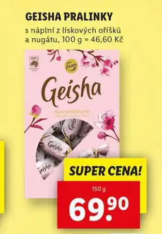 Lidl Geisha pralinky nabídka