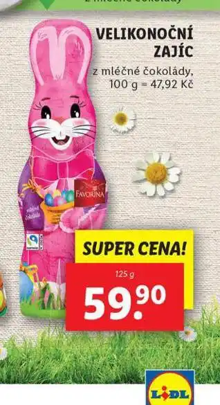 Lidl Velikonoční zajíc nabídka