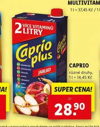 Lidl Caprio nabídka