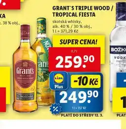 Lidl Grant´s triple wood / tropical fiesta nabídka