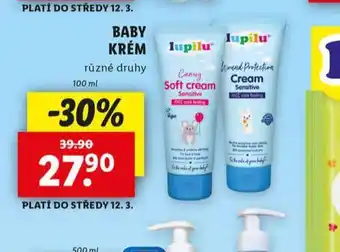 Lidl Lupilu baby krém nabídka