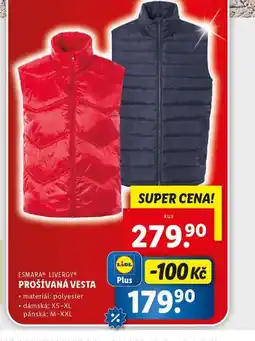 Lidl Prošívaná vesta nabídka