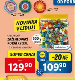 Lidl Zažehlovací korálky xxl nabídka