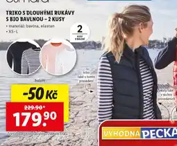 Lidl Triko s dlouhými rukávy nabídka