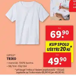 Lidl Triko nabídka