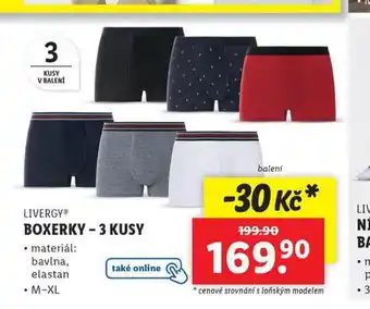 Lidl Boxerky nabídka