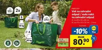 Lidl Sada vaků na zahradní odpad nabídka