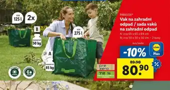 Lidl Vak na zahradní odpad nabídka