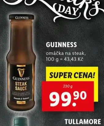 Lidl Guinness omáčka na steak nabídka