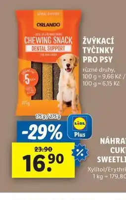 Lidl Orlando žvýkací tyčinky pro psy nabídka