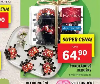 Lidl Čokoládové berušky nabídka