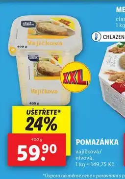 Lidl Pomazánka vajíčková / nivová nabídka