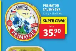 Lidl Primator tavený sýr nabídka