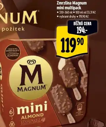 Albert Zmrzlina Magnum mini multipack nabídka