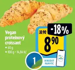 Albert Vegan proteinový croissant nabídka