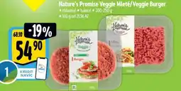 Albert Nature's Promise Veggie Mleté/Veggie Burger nabídka