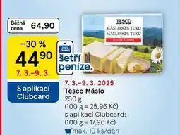 Tesco Tesco Máslo, 250 g nabídka