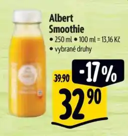 Albert Albert Smoothie nabídka