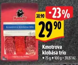 Albert Kmotrova klobása trio nabídka