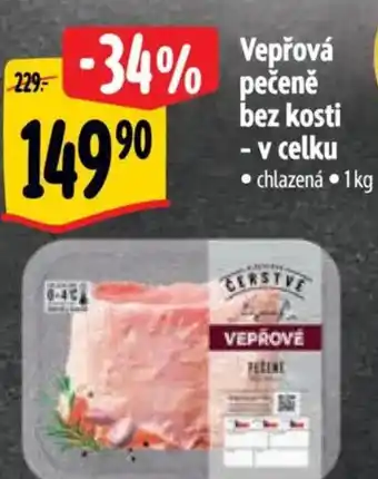 Albert Veprova pečeně bez kosti - v celku nabídka