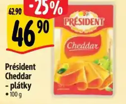 Albert Président Cheddar - plátky nabídka