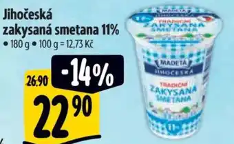 Albert Jihočeská zakysaná smetana 11% nabídka