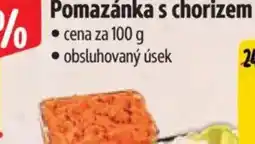 Albert Pomazánka s chorizem nabídka