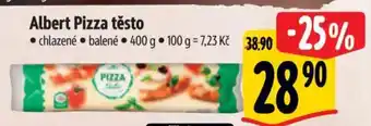 Albert Albert Pizza těsto nabídka