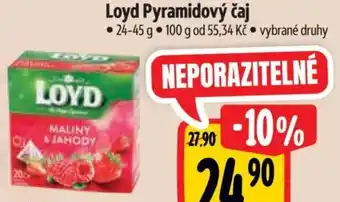 Albert Loyd Pyramidový čaj nabídka