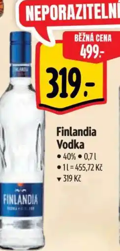 Albert Finlandia Vodka nabídka