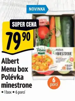 Albert Albert Menu box Polévka minestrone nabídka