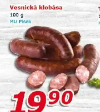 ESO MARKET Vesnická klobása nabídka