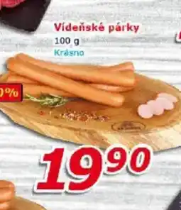 ESO MARKET Vídeňské párky nabídka