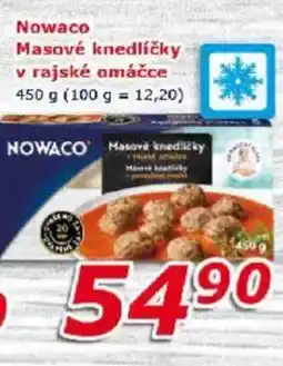 ESO MARKET NOWACO Masové knedličky v rajské omáčce nabídka