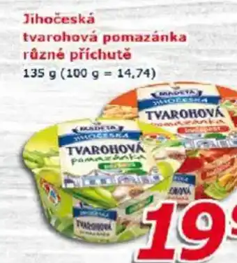 ESO MARKET Jihočeská tvarohová pomazánka nabídka