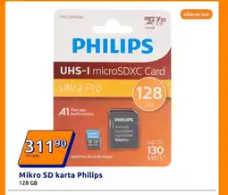 Action PHILIPS Mikro SD karta nabídka