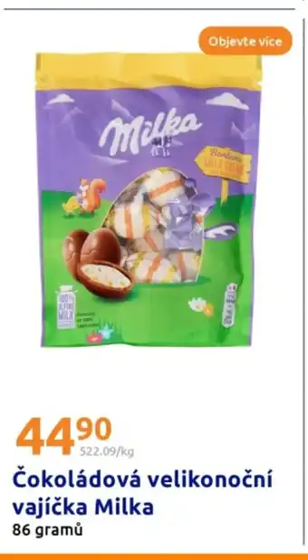 Action Čokoládová velikonoční vajíčka Milka nabídka