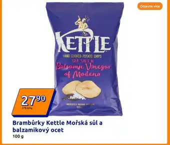 Action Brambůrky Kettle Mořská sůl a balzamikový ocet nabídka