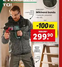 Lidl Mikinová bunda nabídka