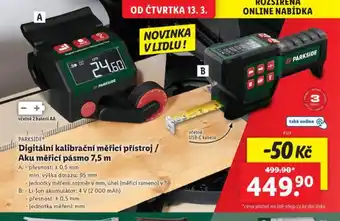 Lidl Digitální kalibrační měřicí přístroj nabídka