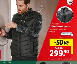 Lidl Prošívaná vesta nabídka