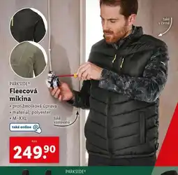 Lidl Fleecová mikina nabídka