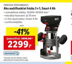 Lidl Aku multifunkční frézka 3v1, smart 4 ah nabídka