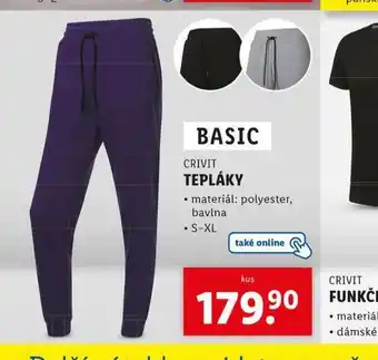 Lidl Tepláky nabídka