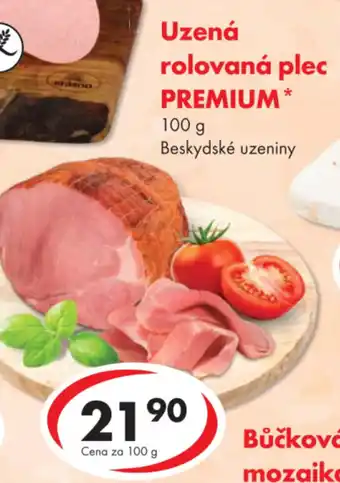 CBA Uzená rolovaná plec Premium nabídka