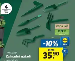 Lidl Zahradní nářadí nabídka