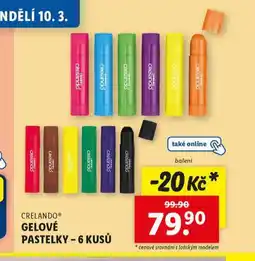 Lidl Gelové pastelky nabídka